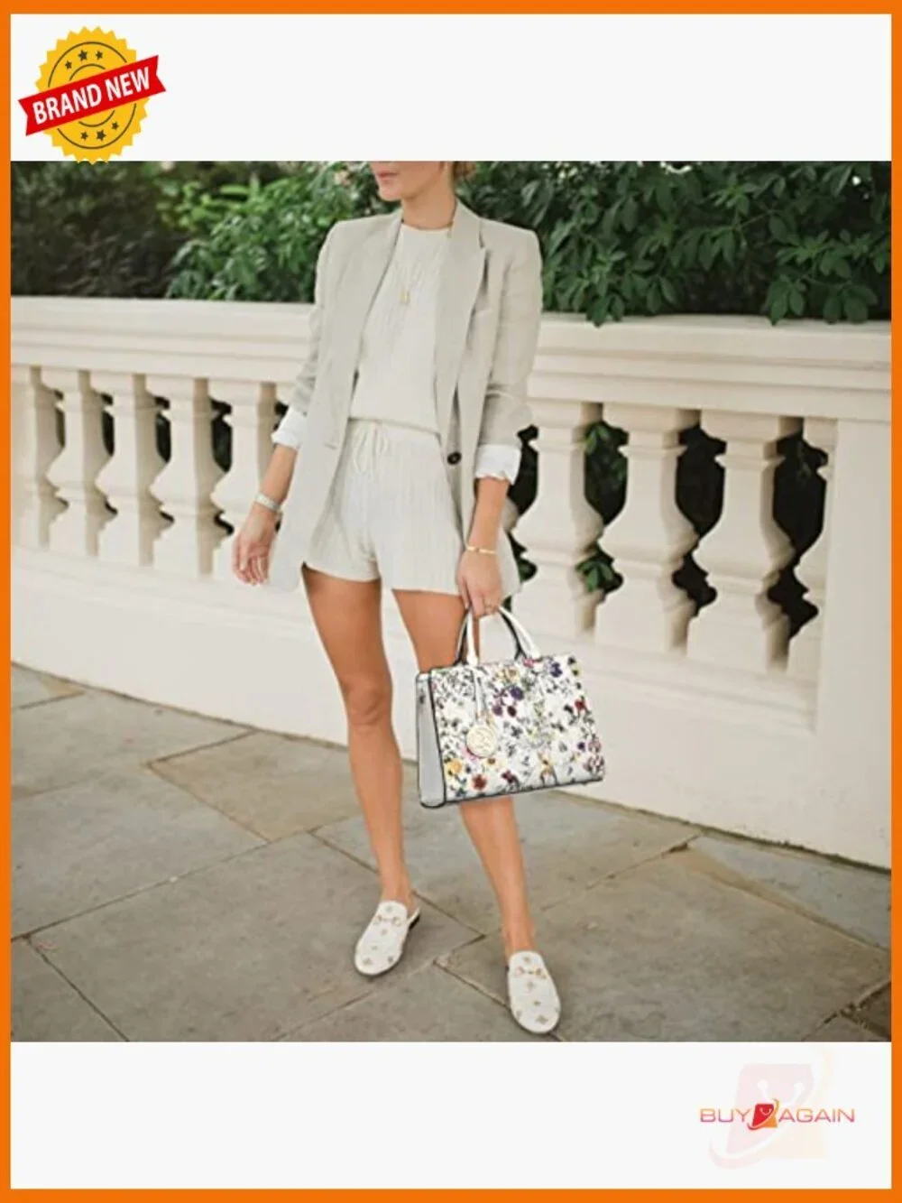 Medium Satchel Handbag Work Tote Shoulder Bag with Matching Clutch Set